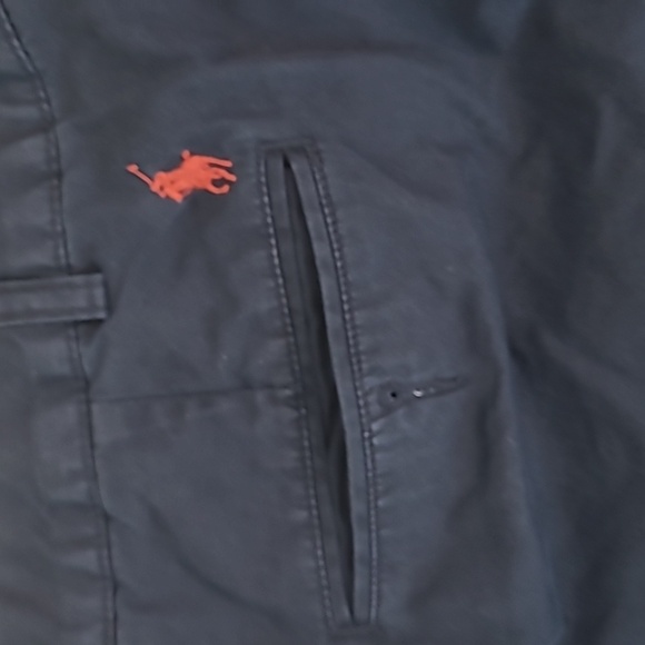 Ralph Lauren Polo Big Hammond Dark Blue Cotton Pants Size 56b×30 - Picture 8 of 10